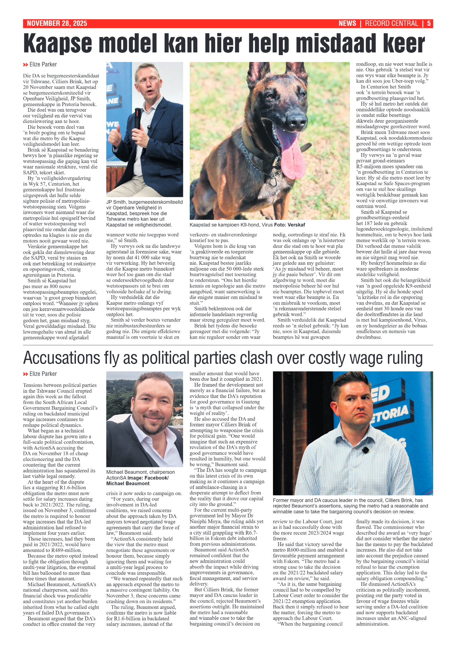 Rekord Central 28 November 2025 page 5