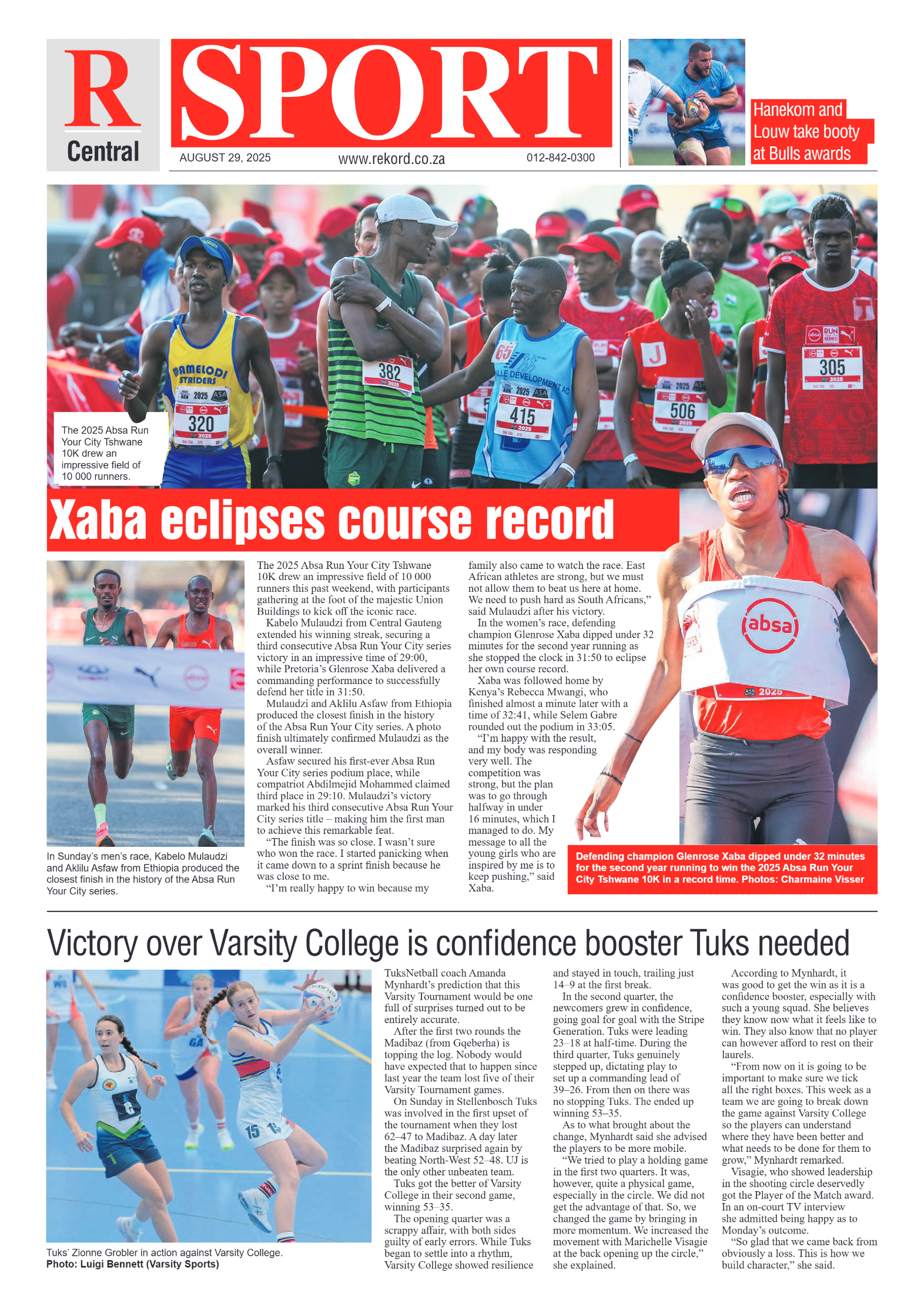 Rekord Central 29 August 2025 page 8