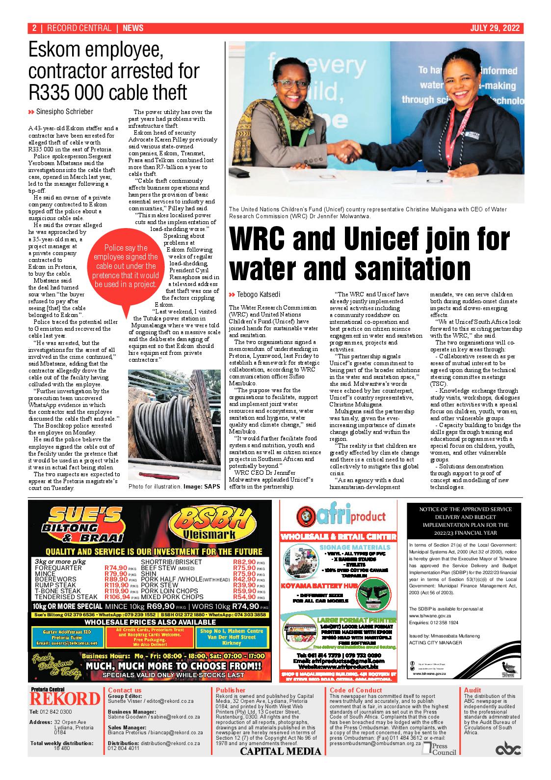 Rekord Central 29 July 2022 page 2