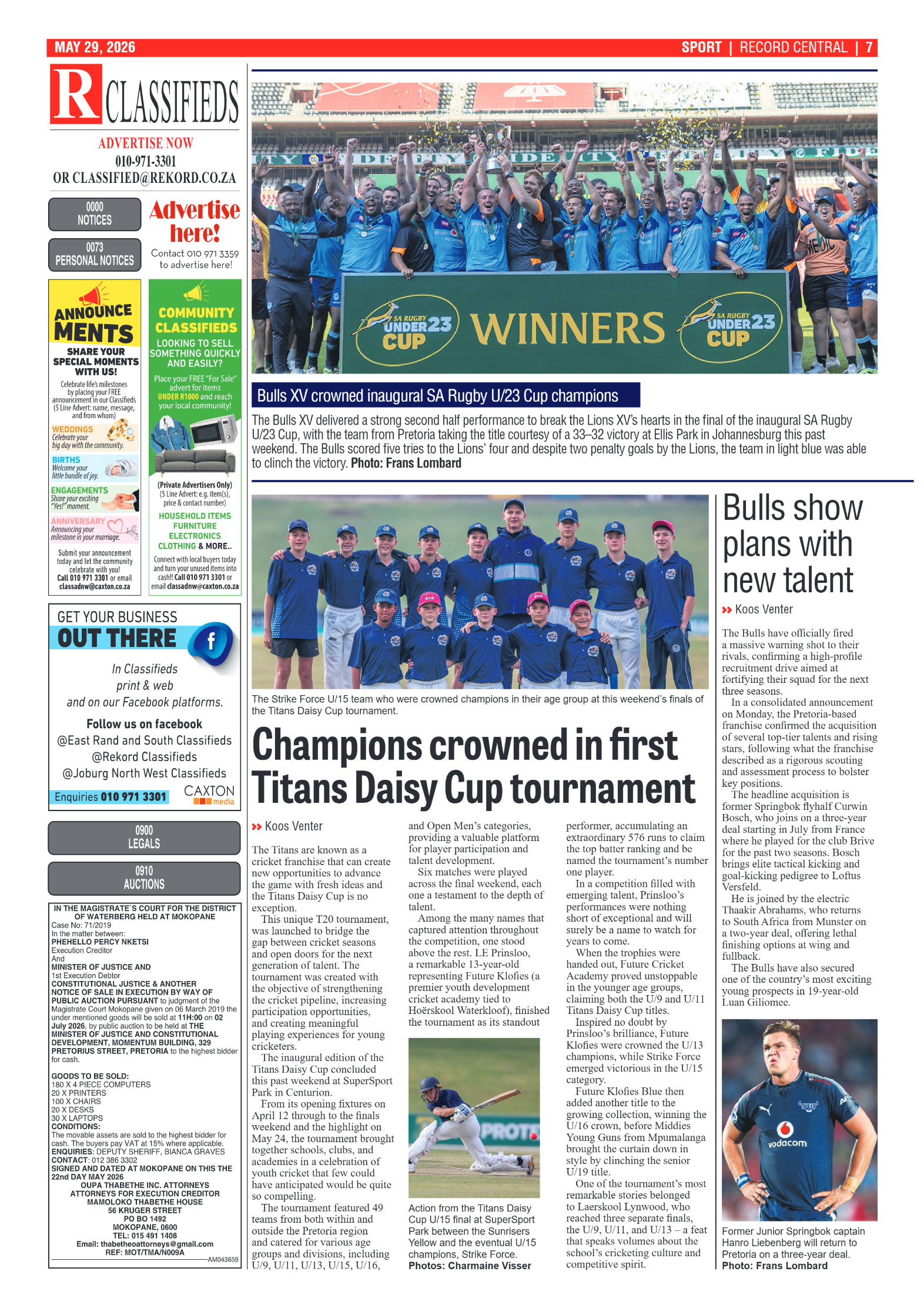 Rekord Central 29 May 2026 page 7