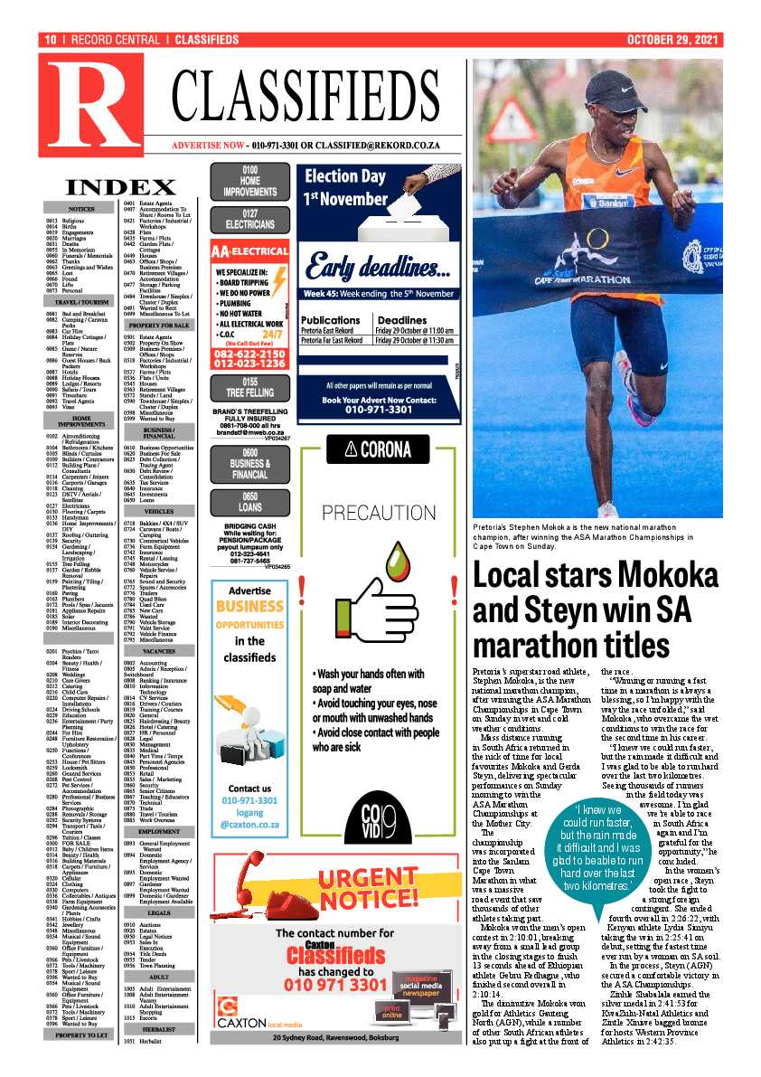 Rekord Central 29 October 2021 page 10