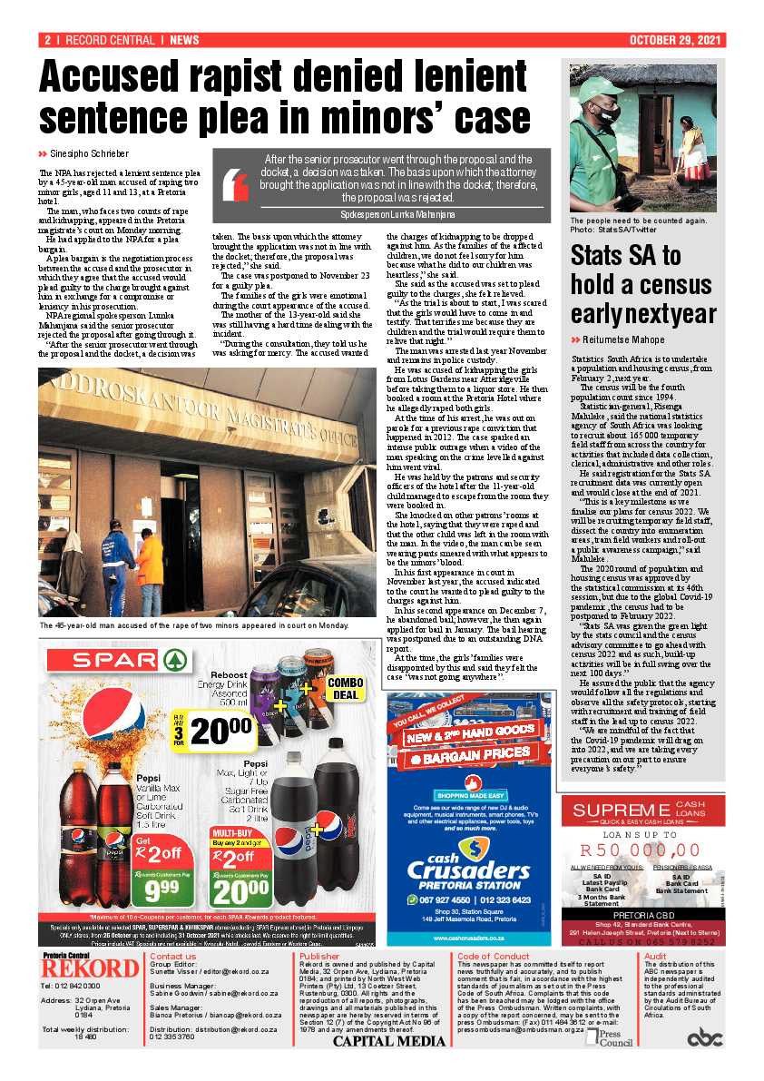 Rekord Central 29 October 2021 page 2