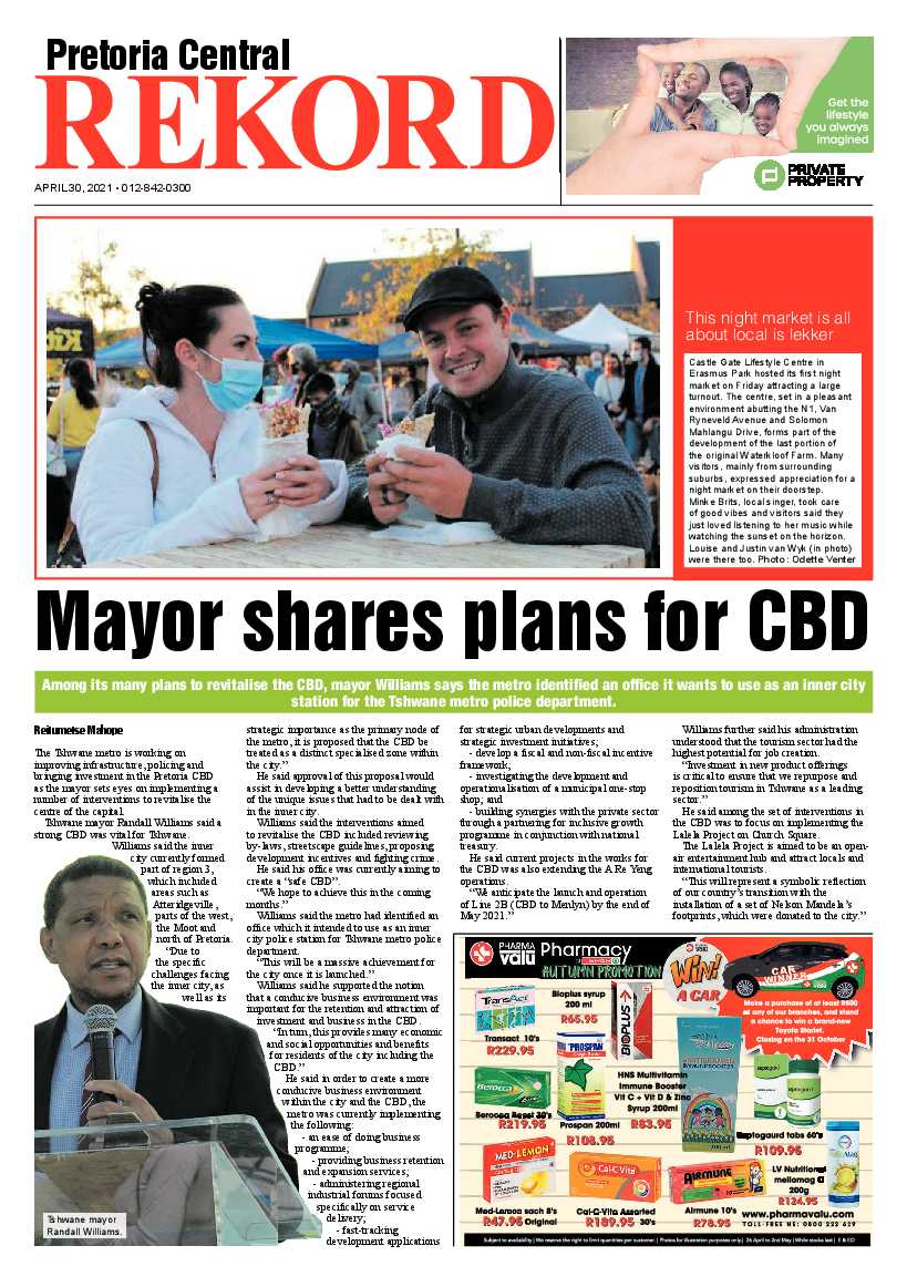 Rekord Central 30 April 2021 page 1