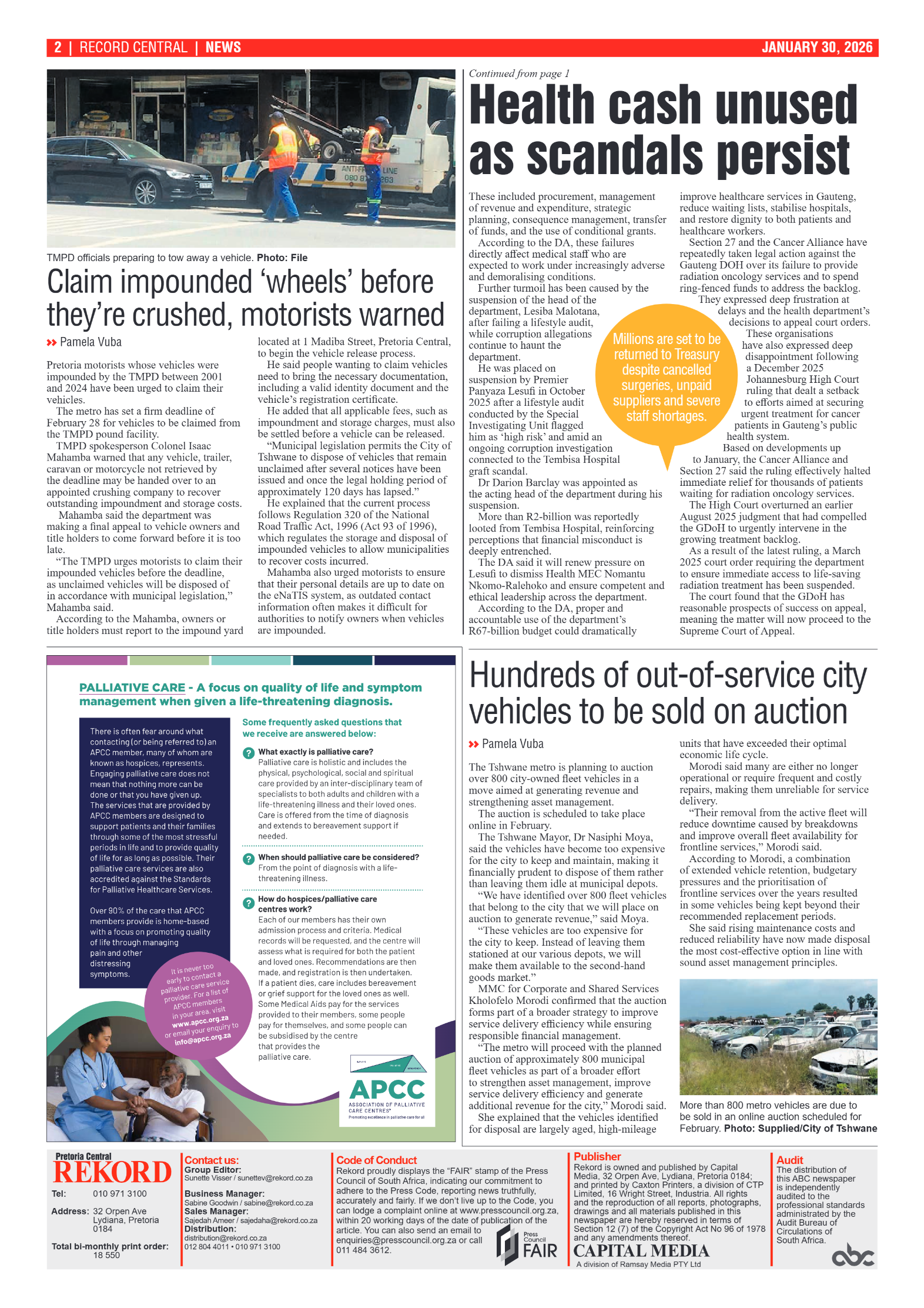 Rekord Central 30 January 2026 page 2