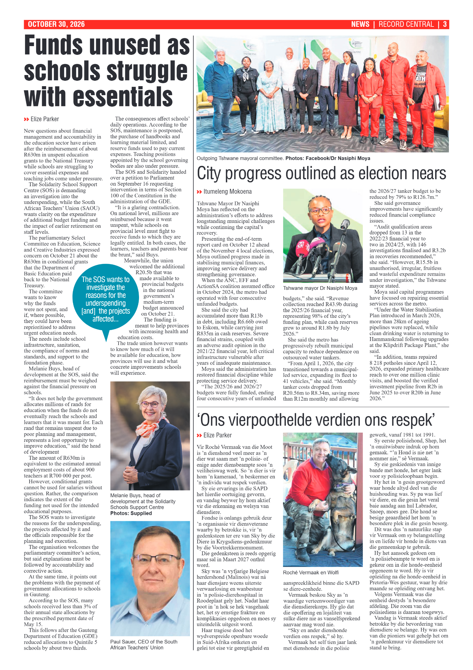 Rekord Central – 30 October 2026 page 3