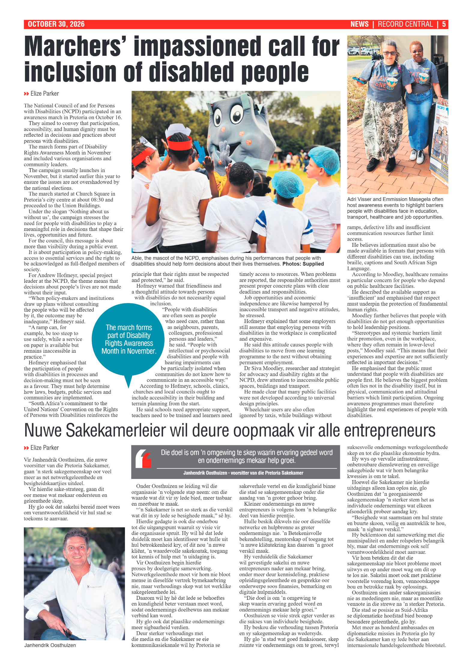 Rekord Central – 30 October 2026 page 5