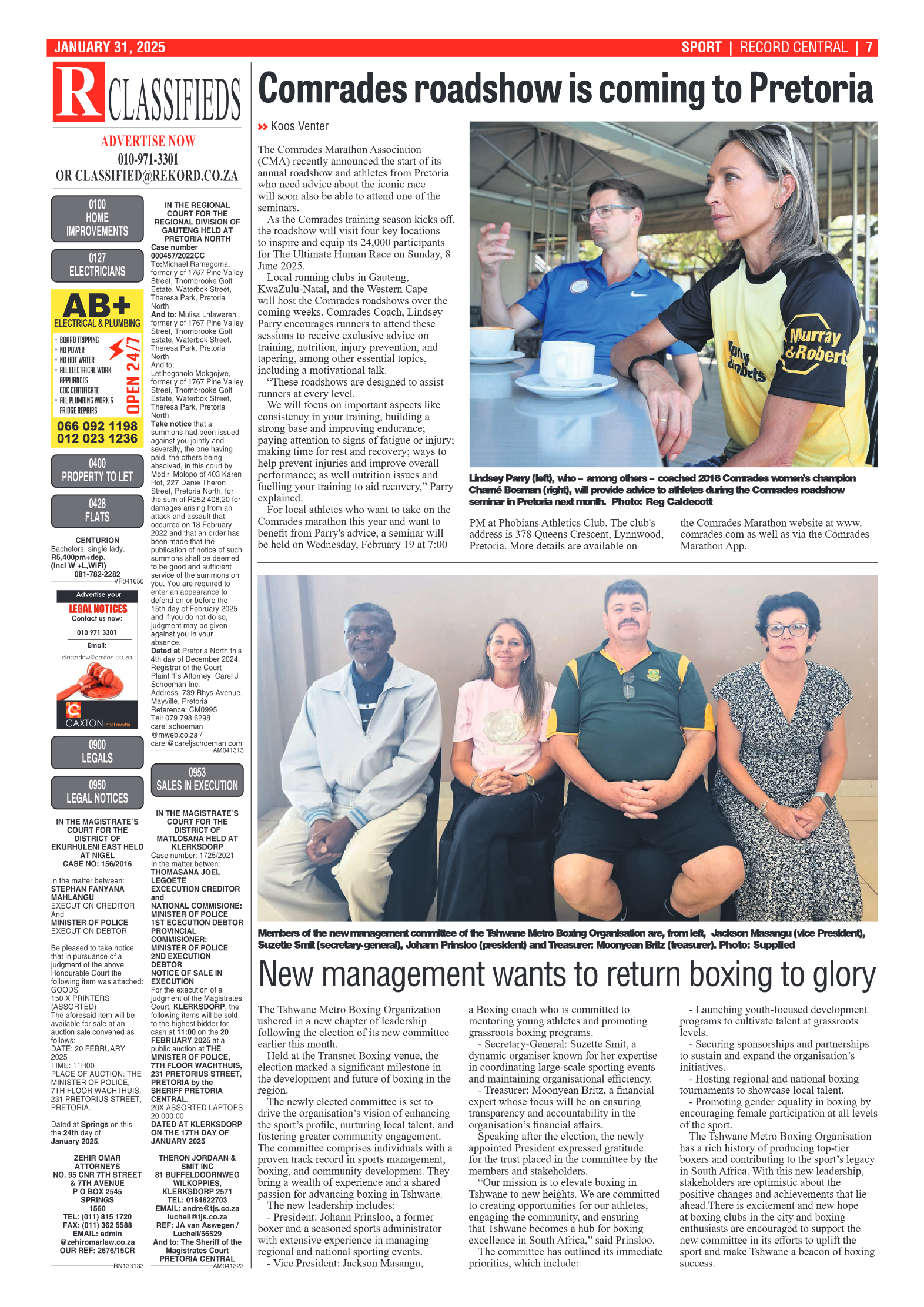 Rekord Central 31 January 2025 page 7