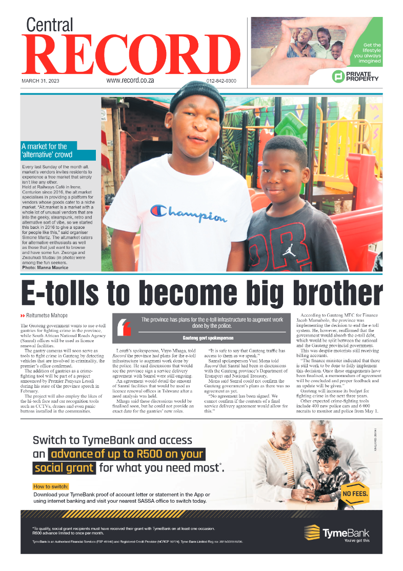 Rekord Central 31 March 2023 page 1
