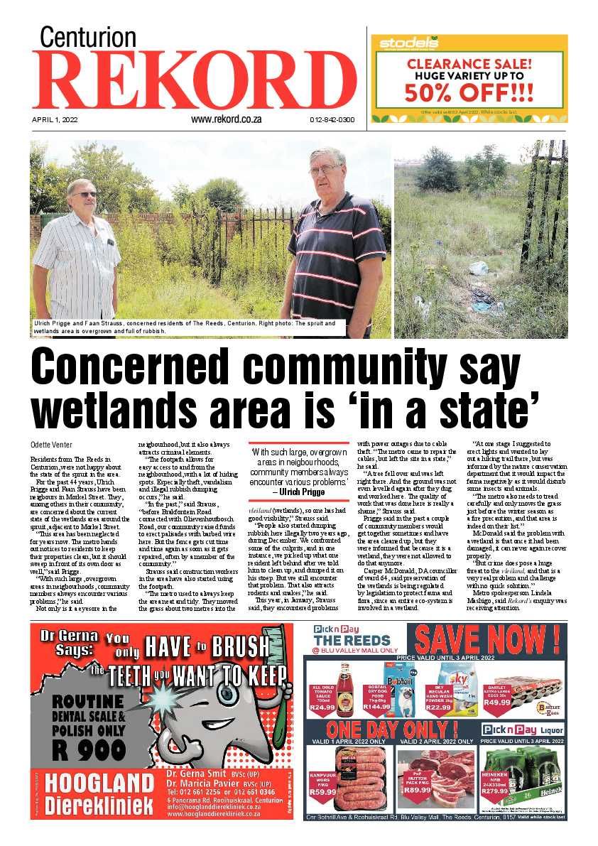 Rekord Centurion 01 April 2022 page 1