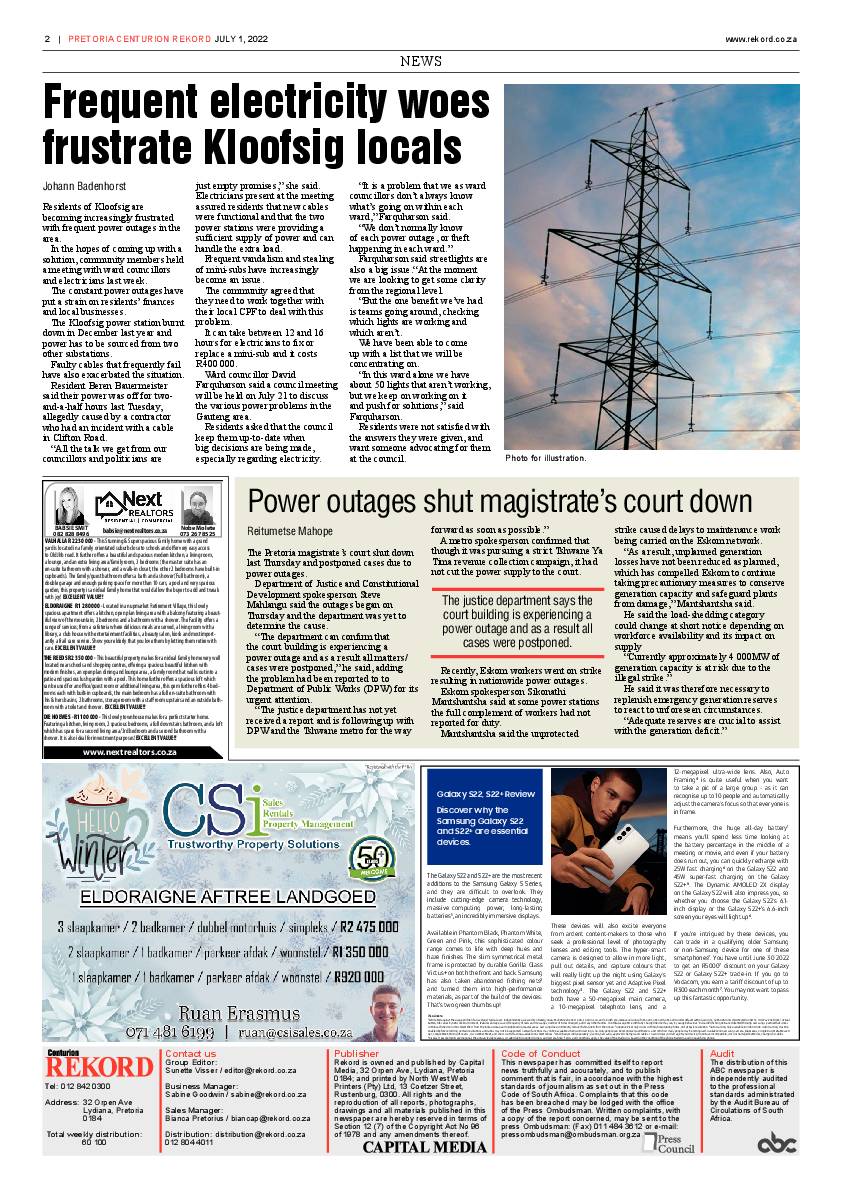 Rekord Centurion 01 July 2022 page 2