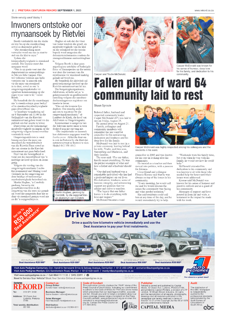 Rekord Centurion 01 September 2023 page 2
