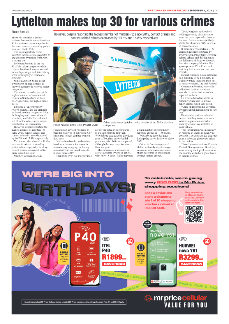 Rekord Centurion 01 September 2023 page 3