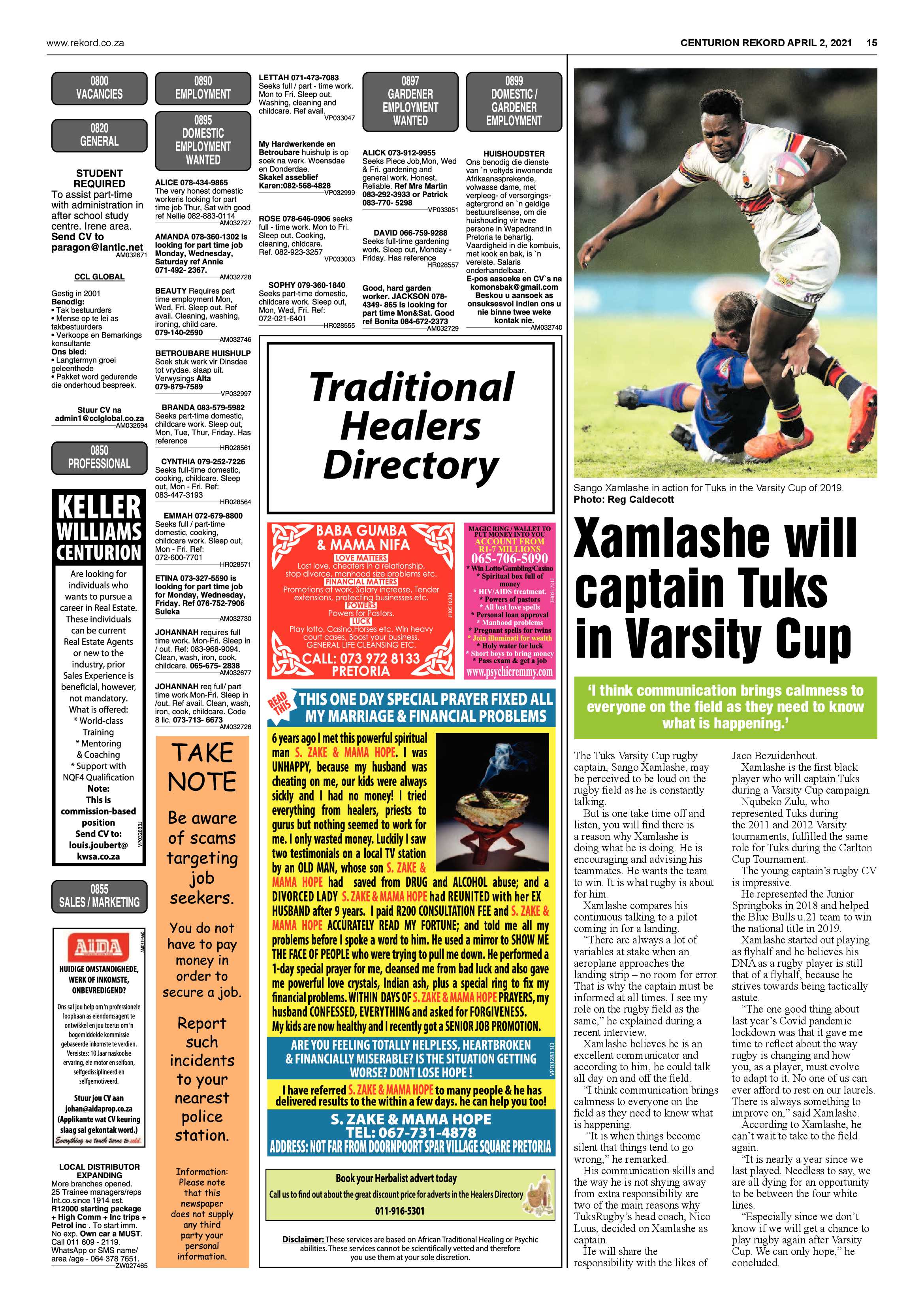 Rekord Centurion 02 April 2021 page 14