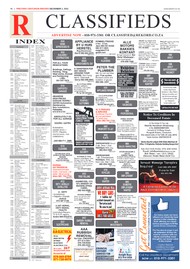 Rekord Centurion 02 December 2022 page 10