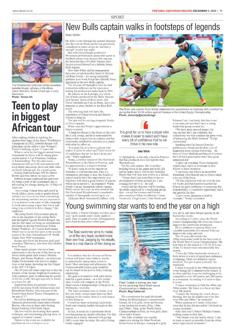 Rekord Centurion 02 December 2022 page 11
