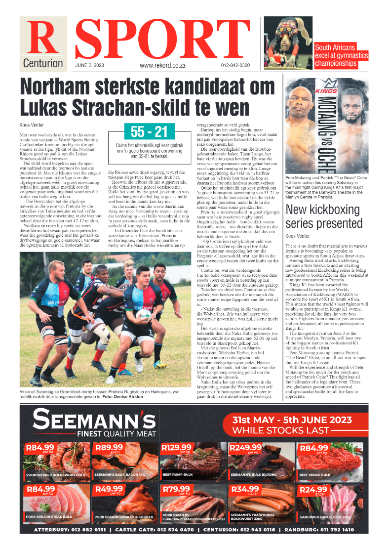 Rekord Centurion 02 June 2023 page 12