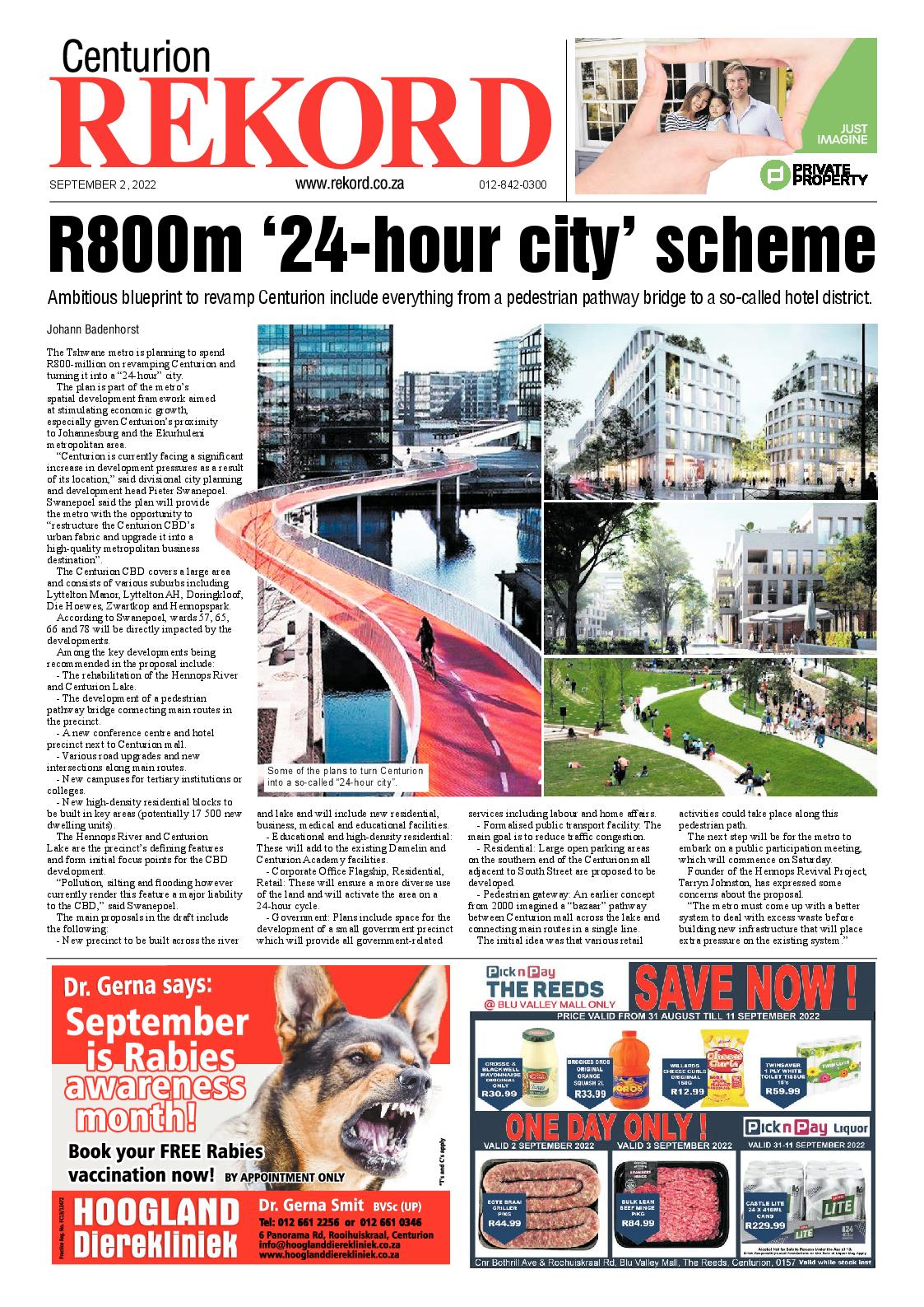 Rekord Centurion 02 September 2022 page 1