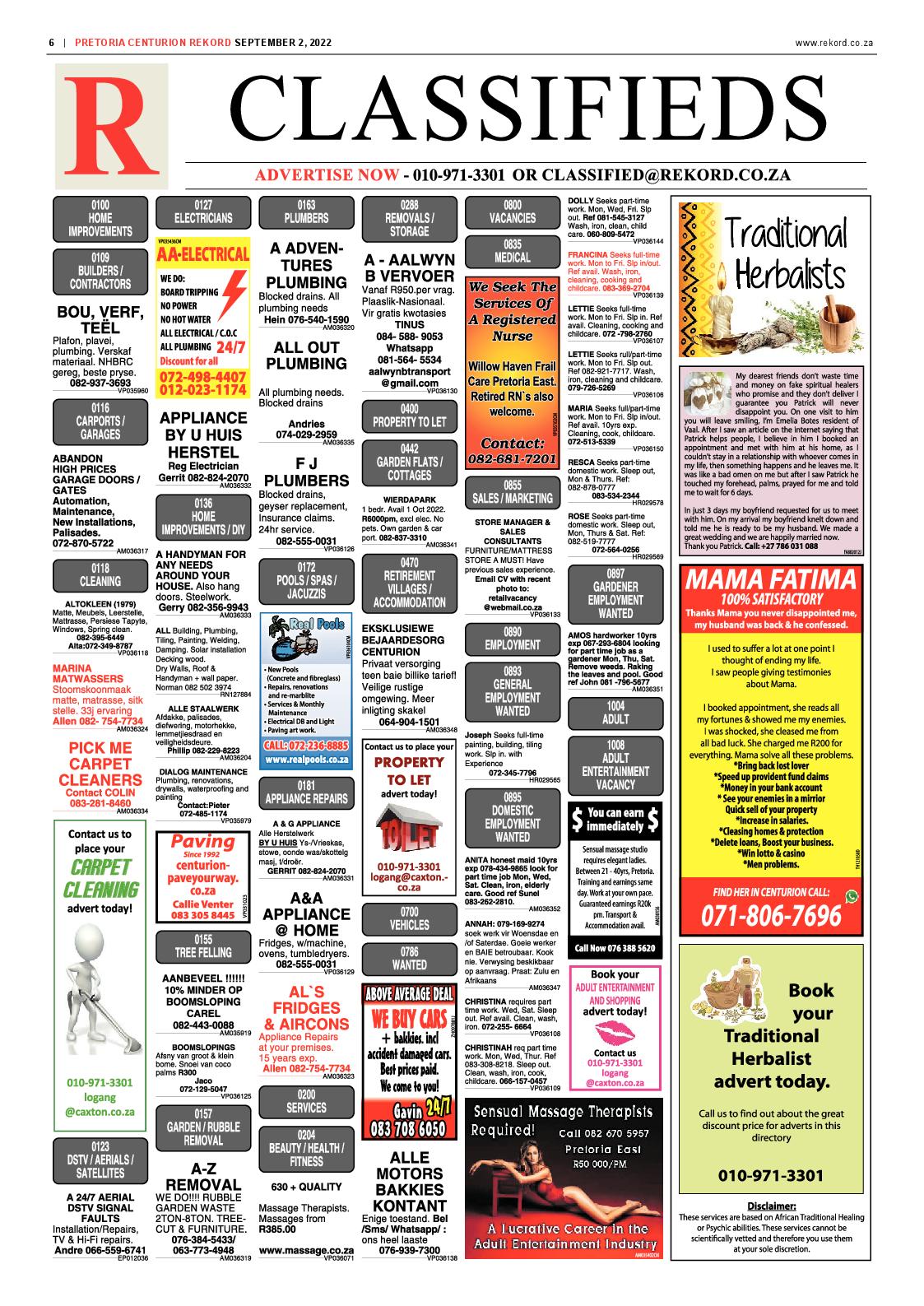 Rekord Centurion 02 September 2022 page 6