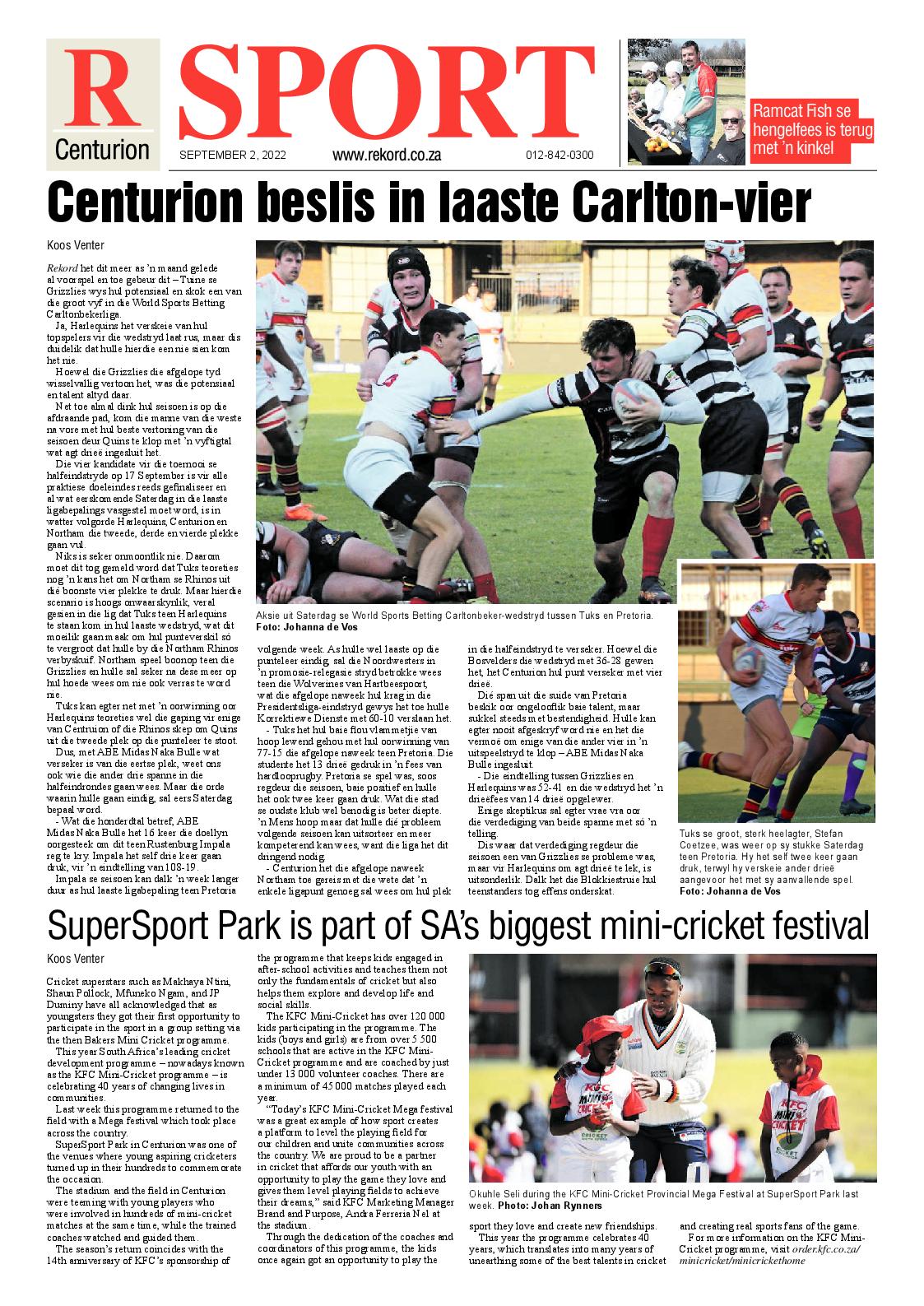 Rekord Centurion 02 September 2022 page 8