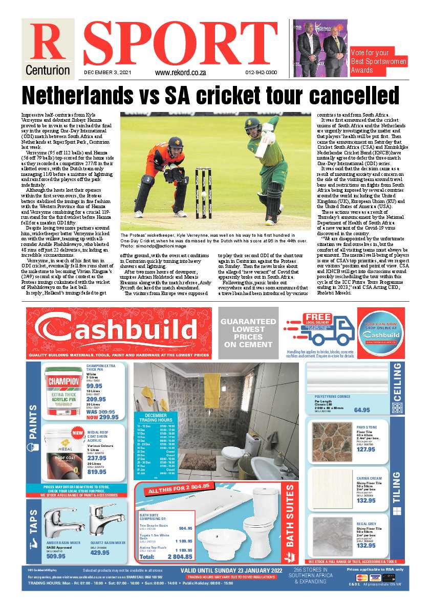 Rekord Centurion 03 December 2021 page 12