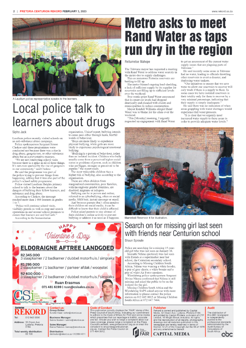 Rekord Centurion 03 February 2023 page 2