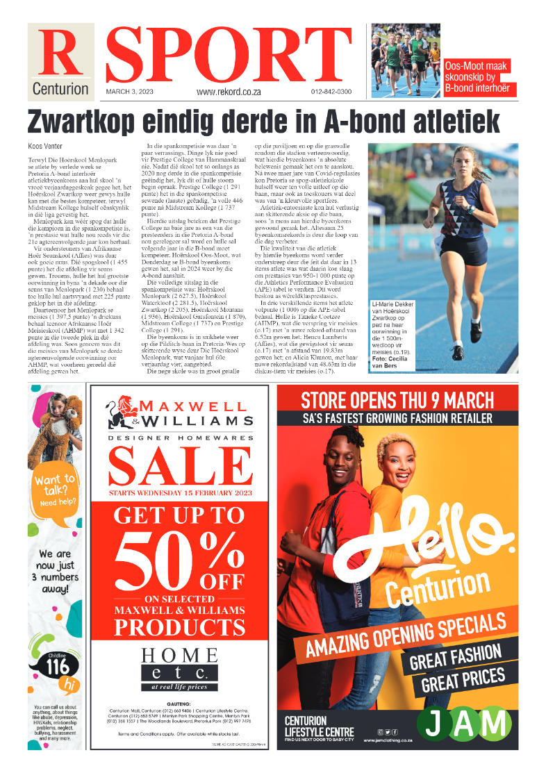 Rekord  Centurion 03 March 2023 page 12