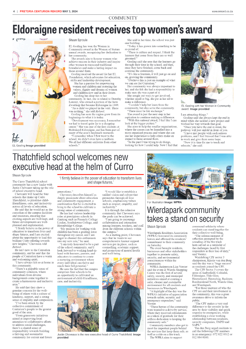 Rekord Centurion 03 May  2024 page 4