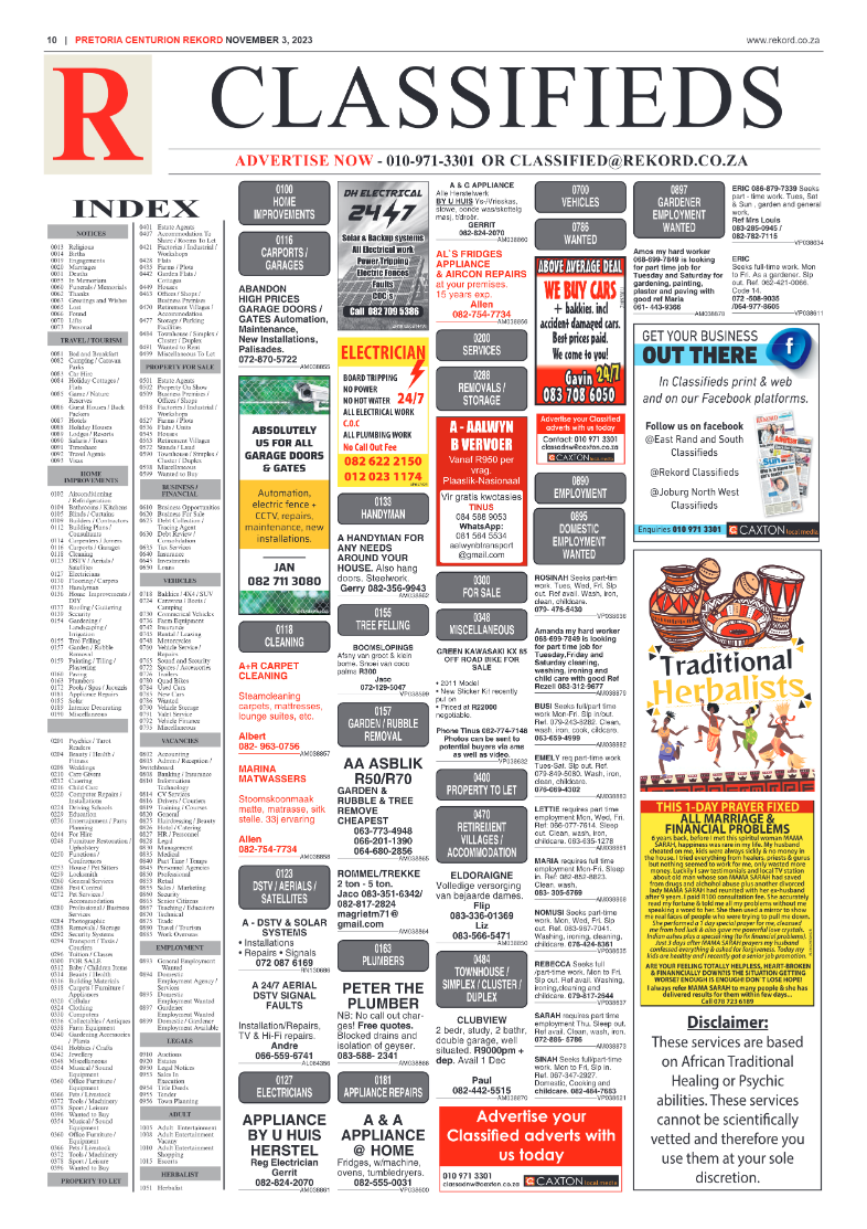 Rekord Centurion 03 November 2023 page 10