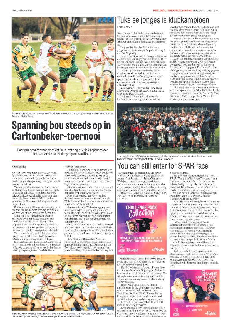 Rekord Centurion 04 August 2023 page 11