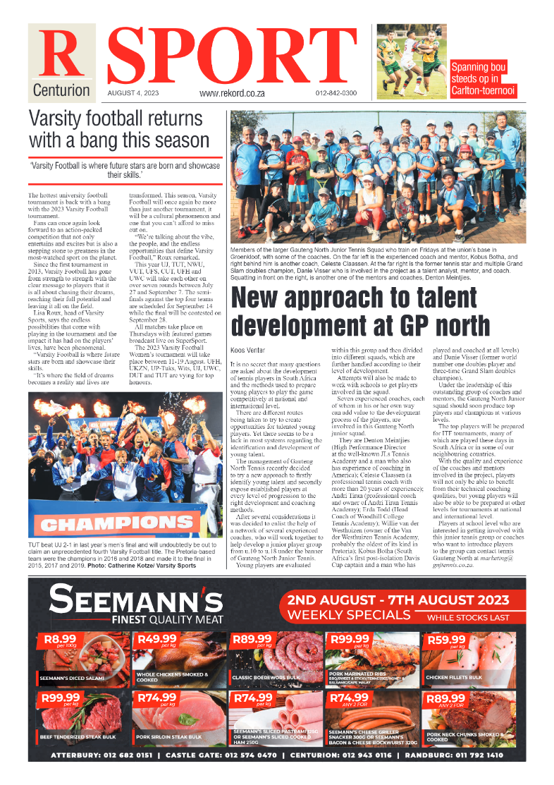 Rekord Centurion 04 August 2023 page 12