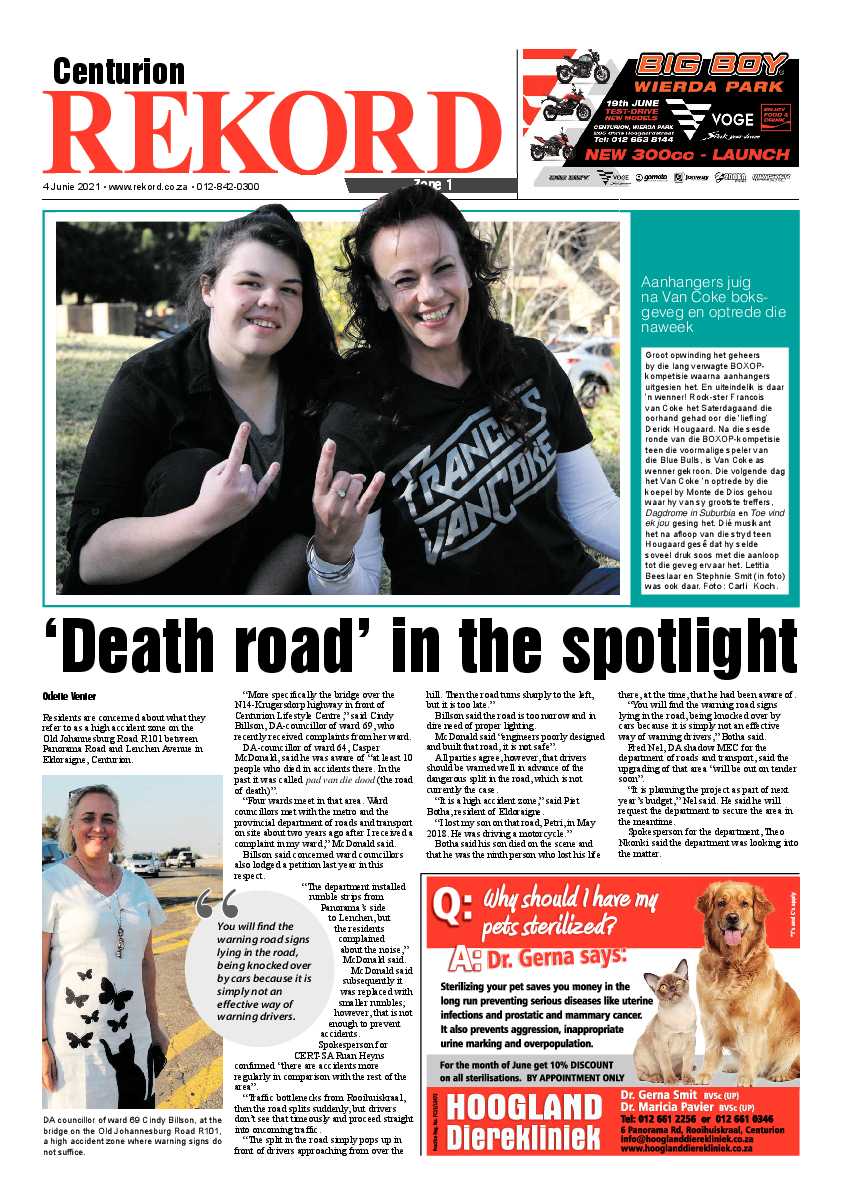 Rekord Centurion 04 June 2021 page 1