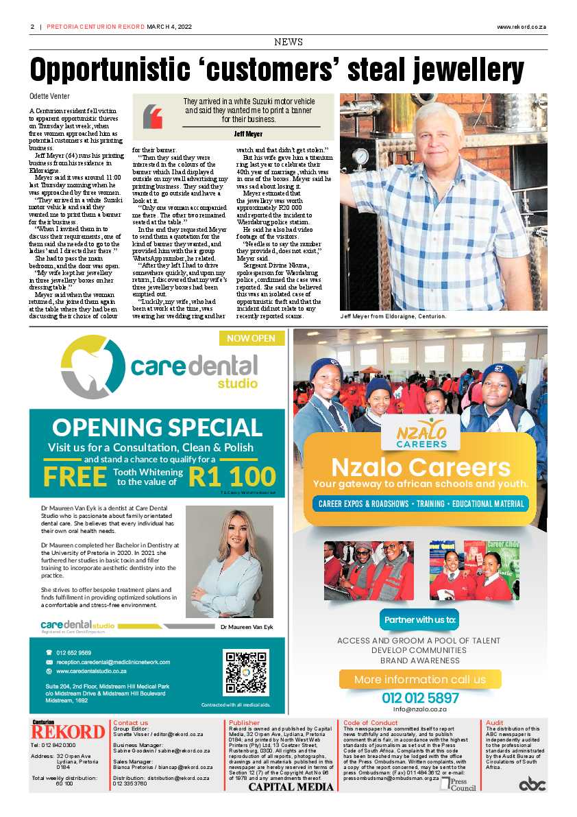 Rekord Centurion 04 March 2022 page 2