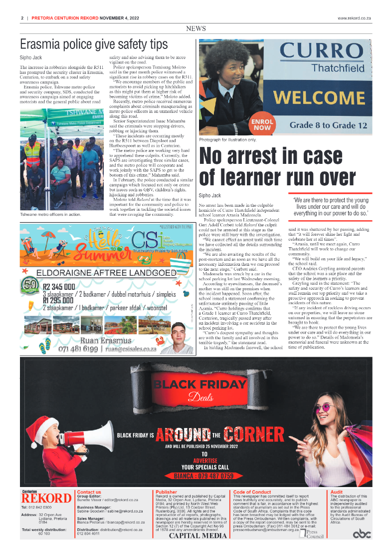 Rekord Centurion 04 November 2022 page 2