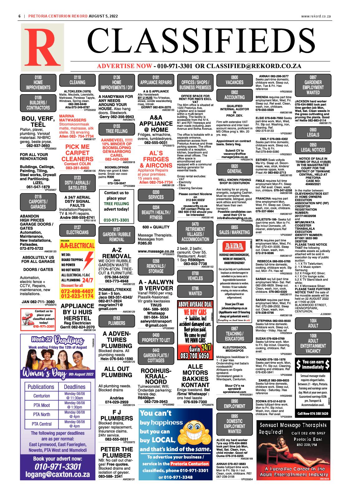 Rekord Centurion 05 August 2022 page 6