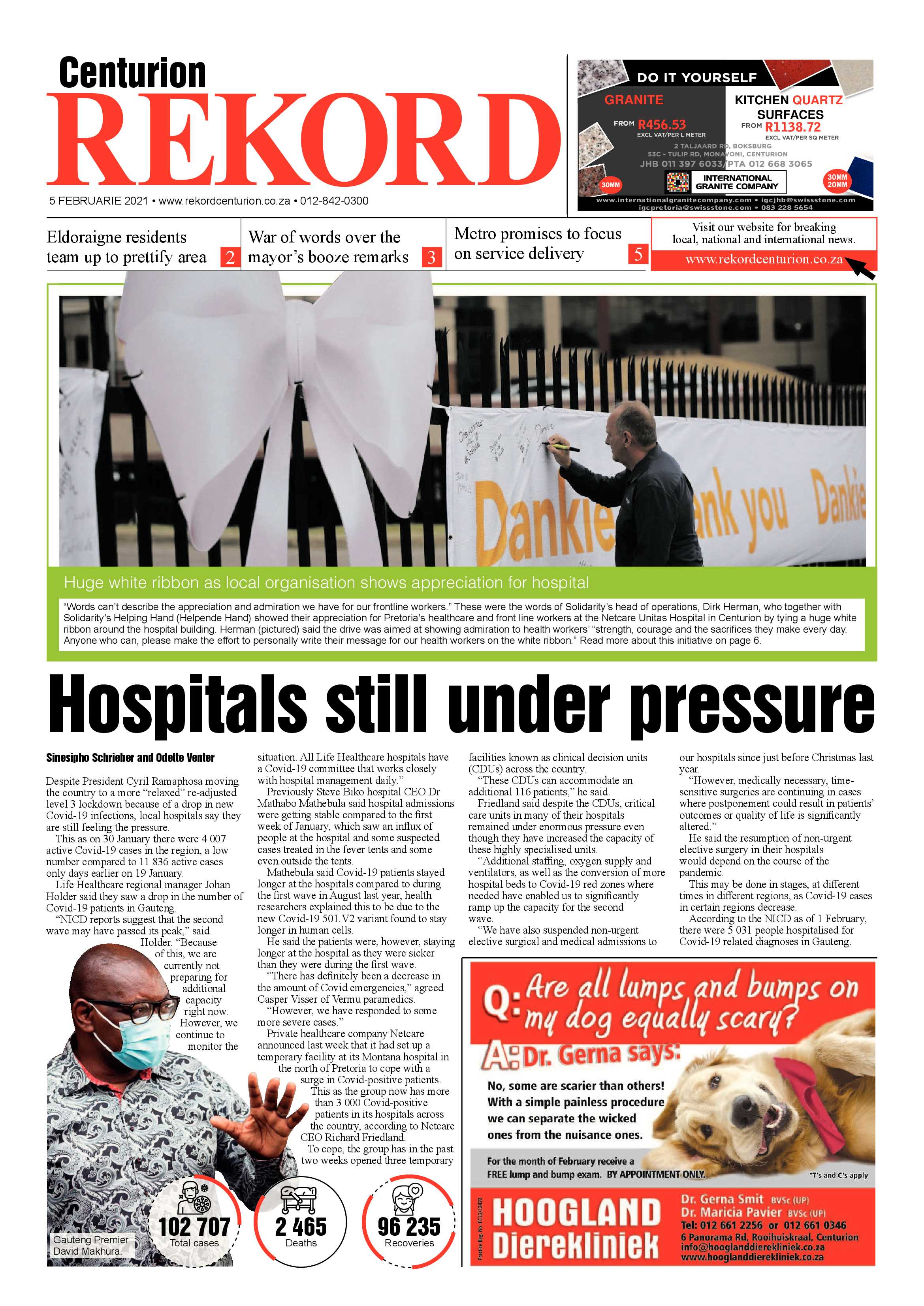 Rekord Centurion 05 February 2021 page 1
