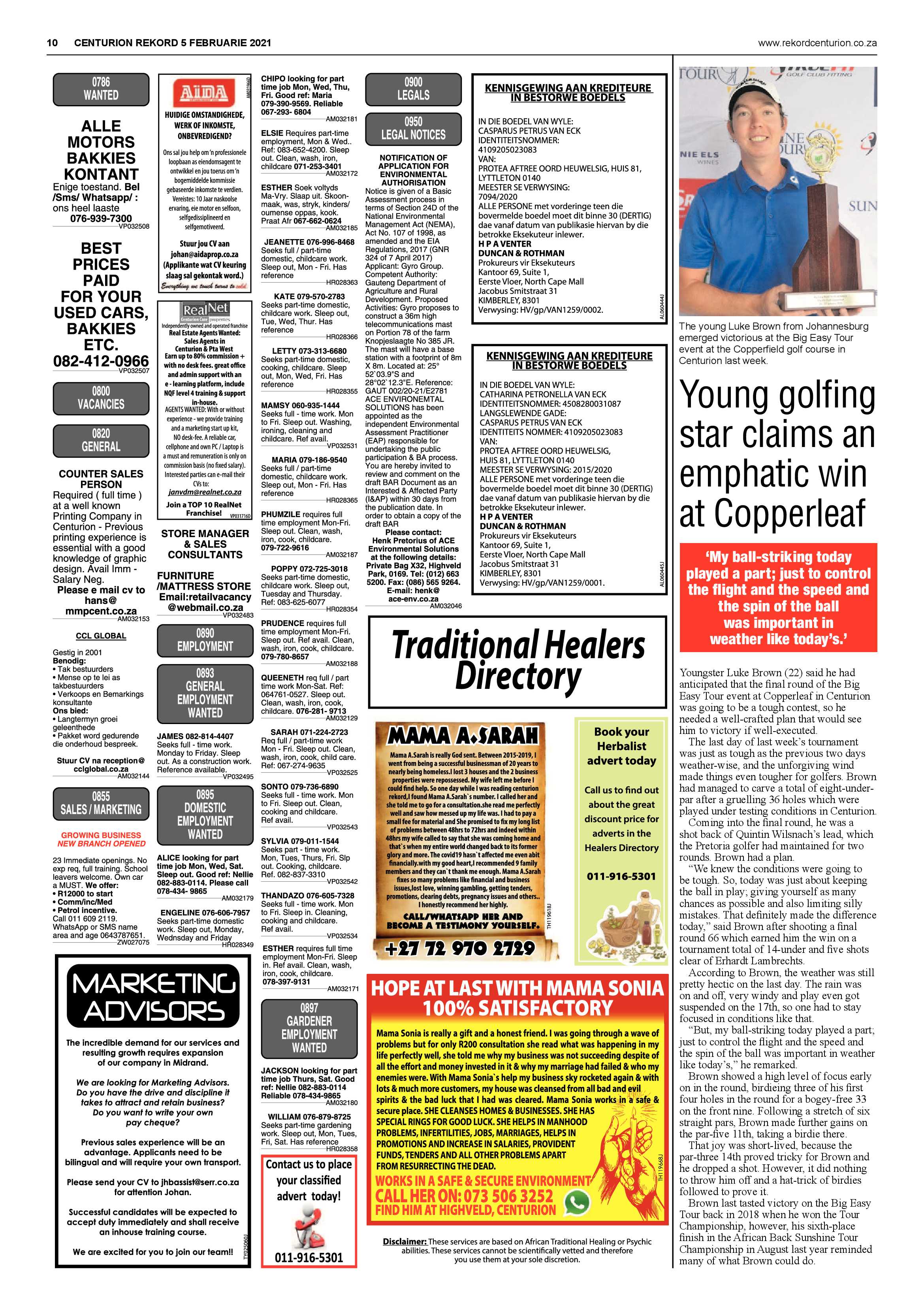 Rekord Centurion 05 February 2021 page 10
