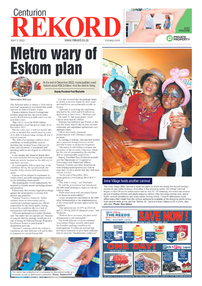 Rekord Centurion 05 May 2023 page 1