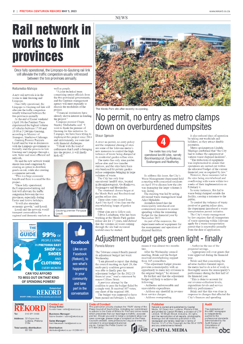 Rekord Centurion 05 May 2023 page 2
