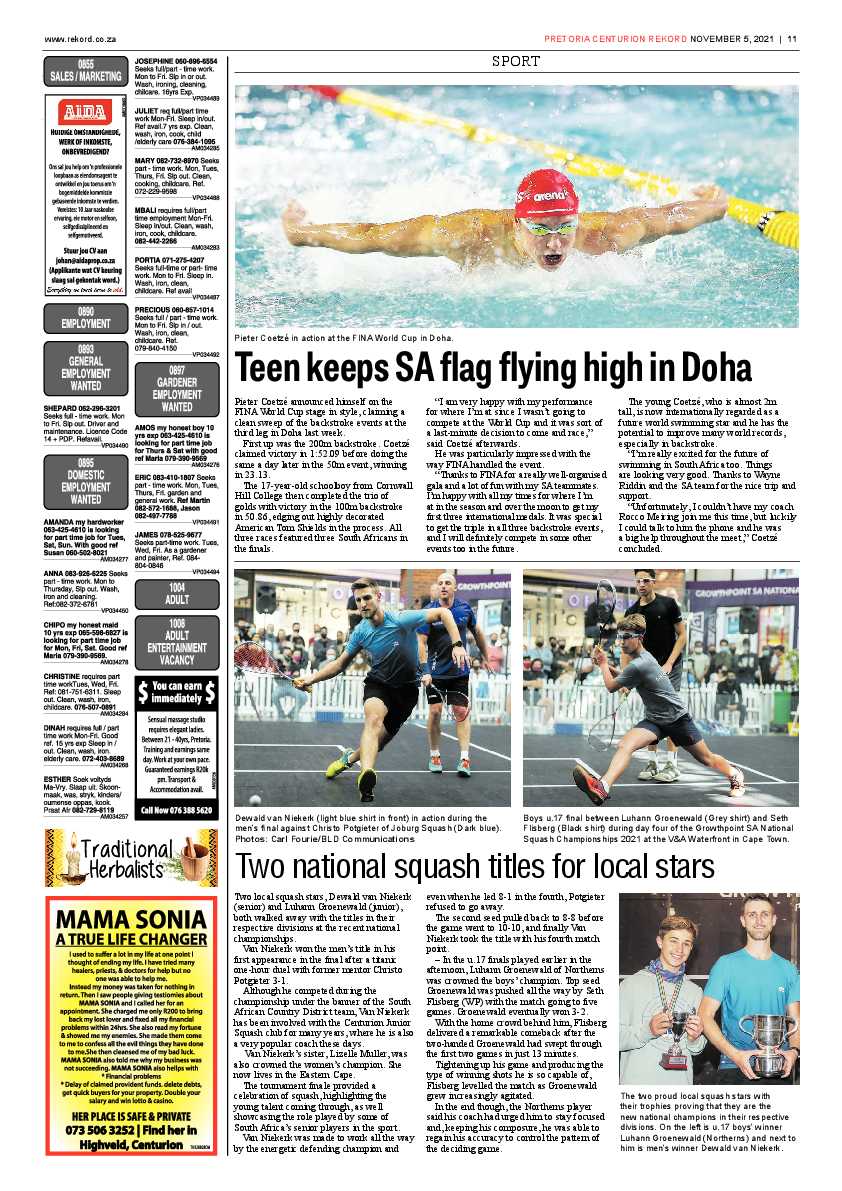 Rekord Centurion 05 November 2021 page 11