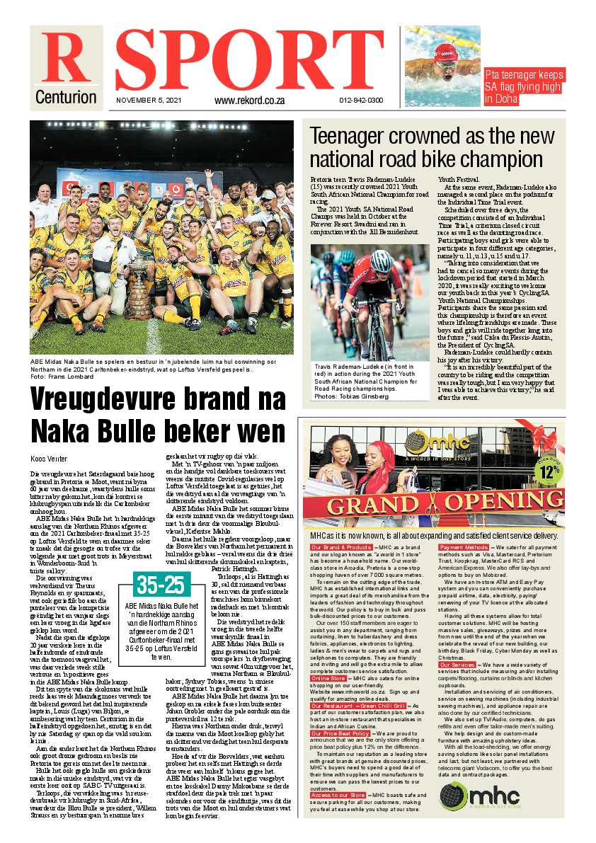 Rekord Centurion 05 November 2021 page 12