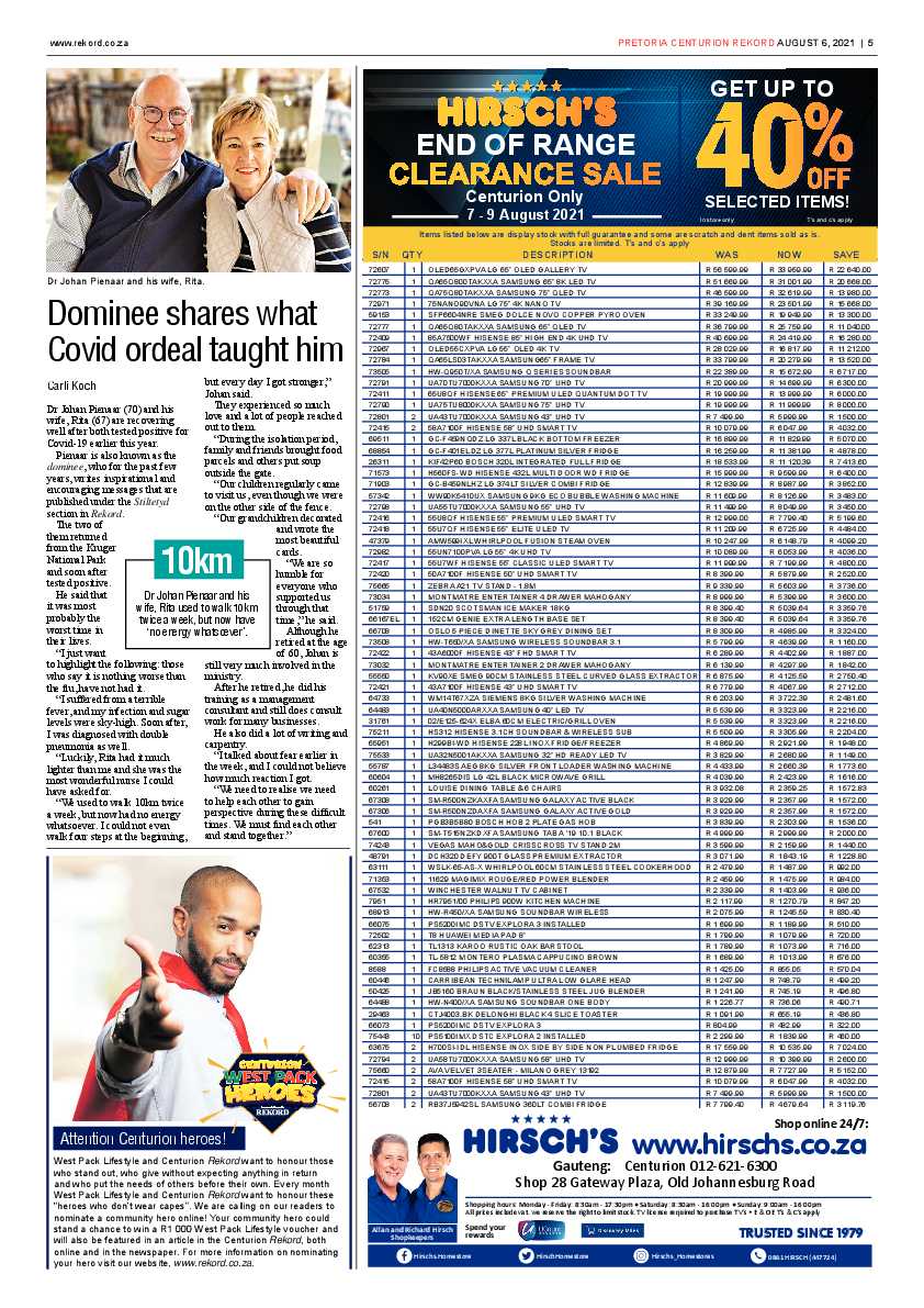 Rekord Centurion 06 August 2021 page 5
