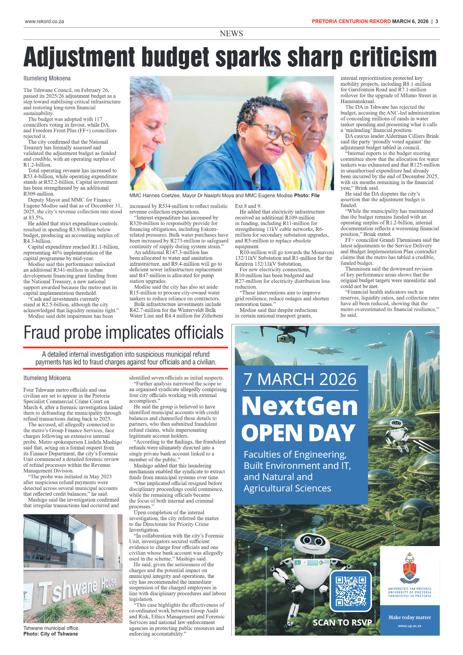Rekord Centurion 06 March 2026 page 3