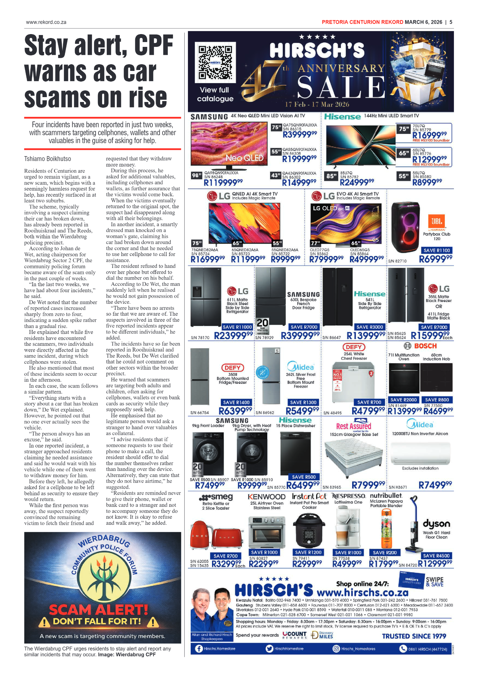Rekord Centurion 06 March 2026 page 5
