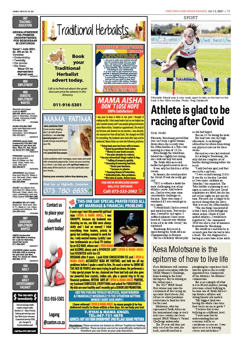Rekord Centurion 02 July 2021 page 11