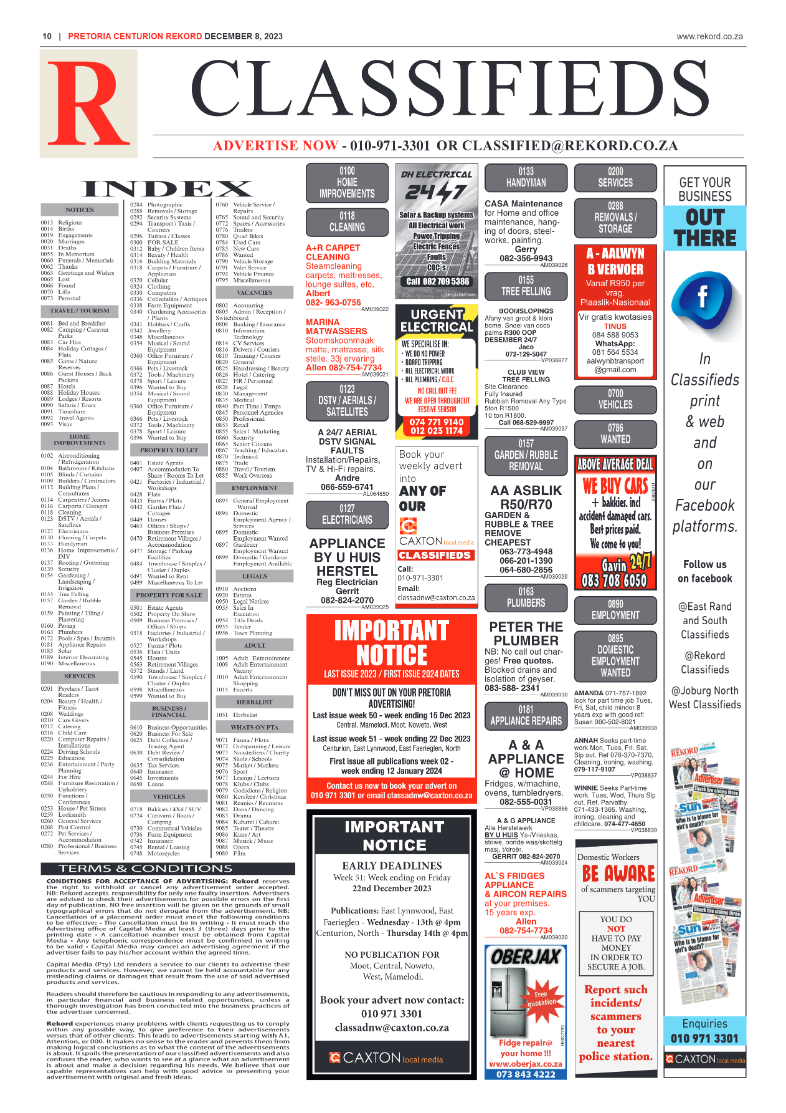 Rekord Centurion 08 December 2023 page 10
