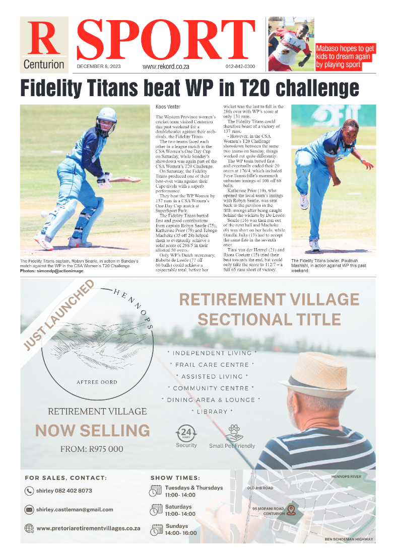 Rekord Centurion 08 December 2023 page 12