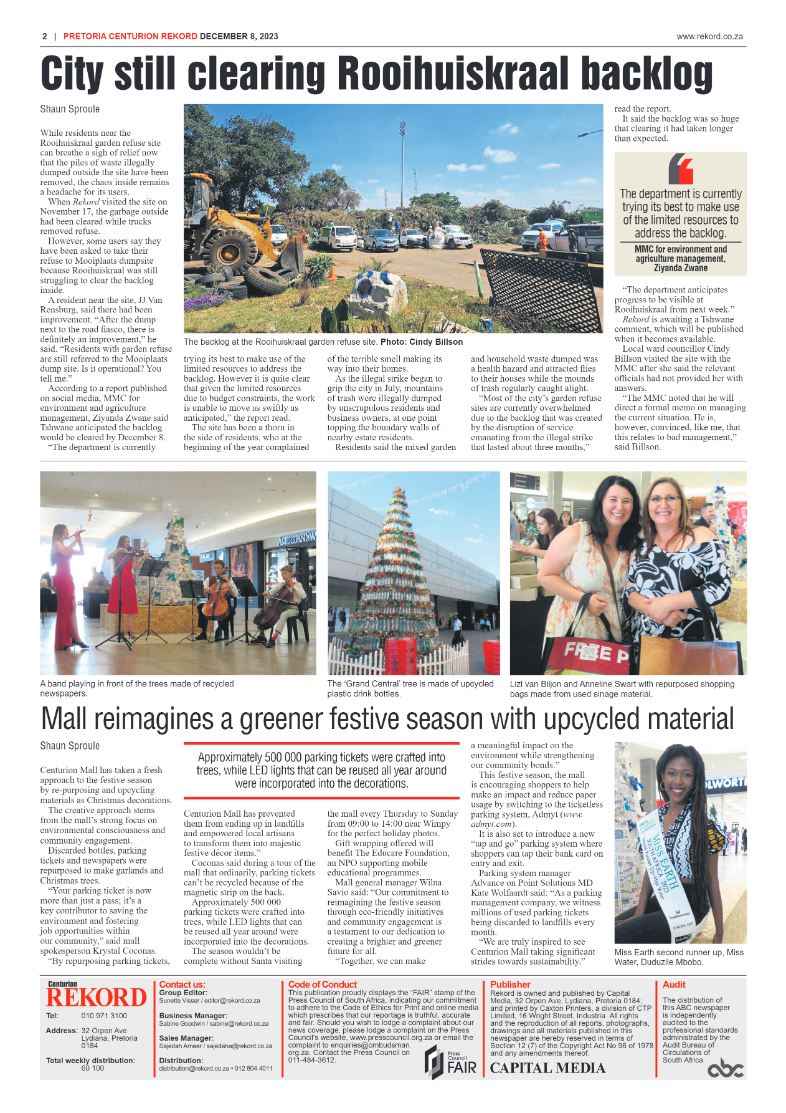 Rekord Centurion 08 December 2023 page 2