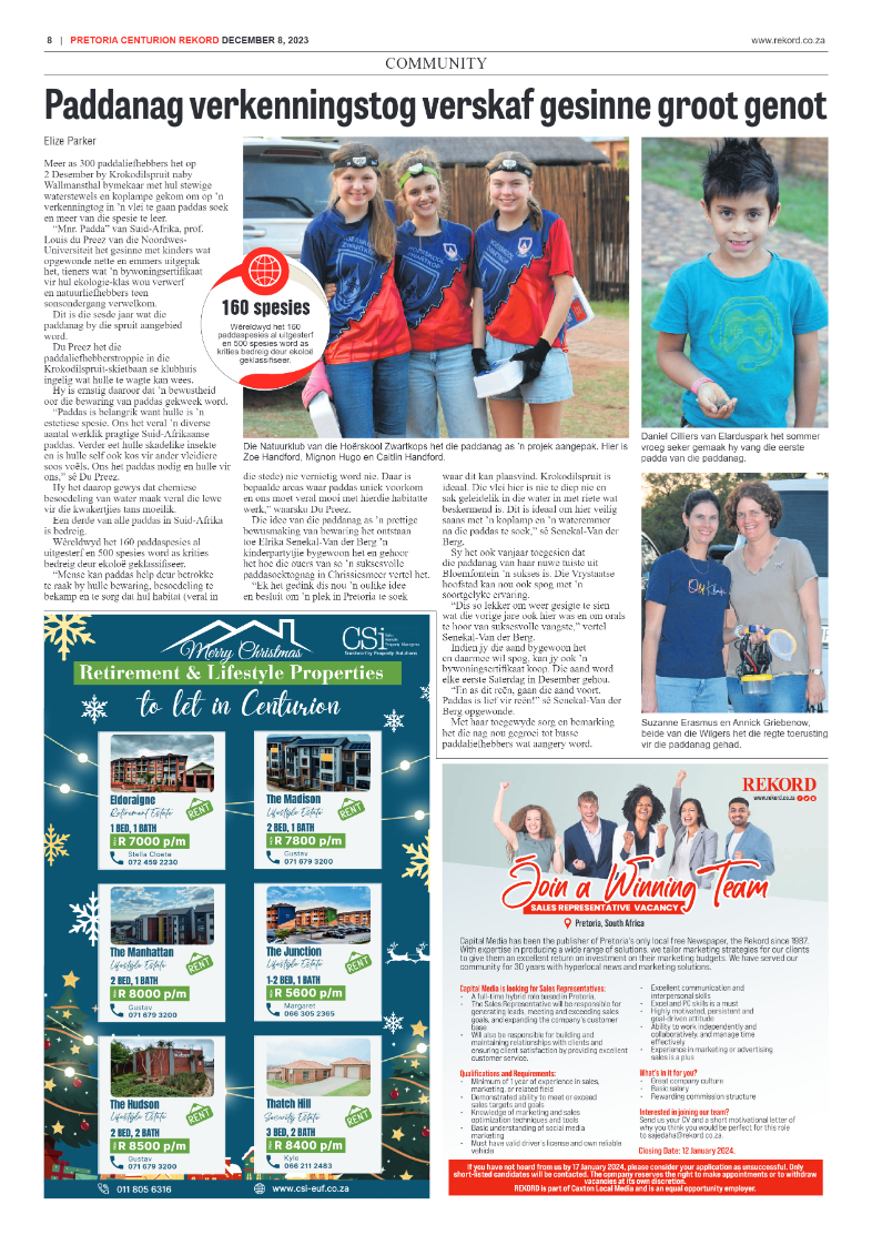 Rekord Centurion 08 December 2023 page 8