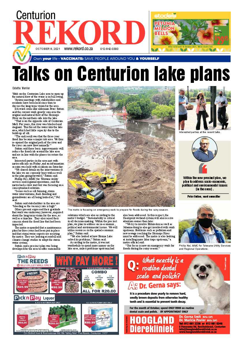 Rekord Centurion 08 October 2021 page 1