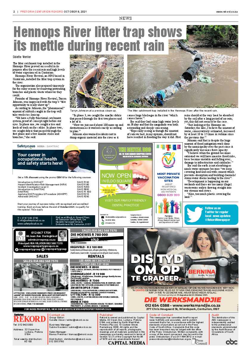 Rekord Centurion 08 October 2021 page 2